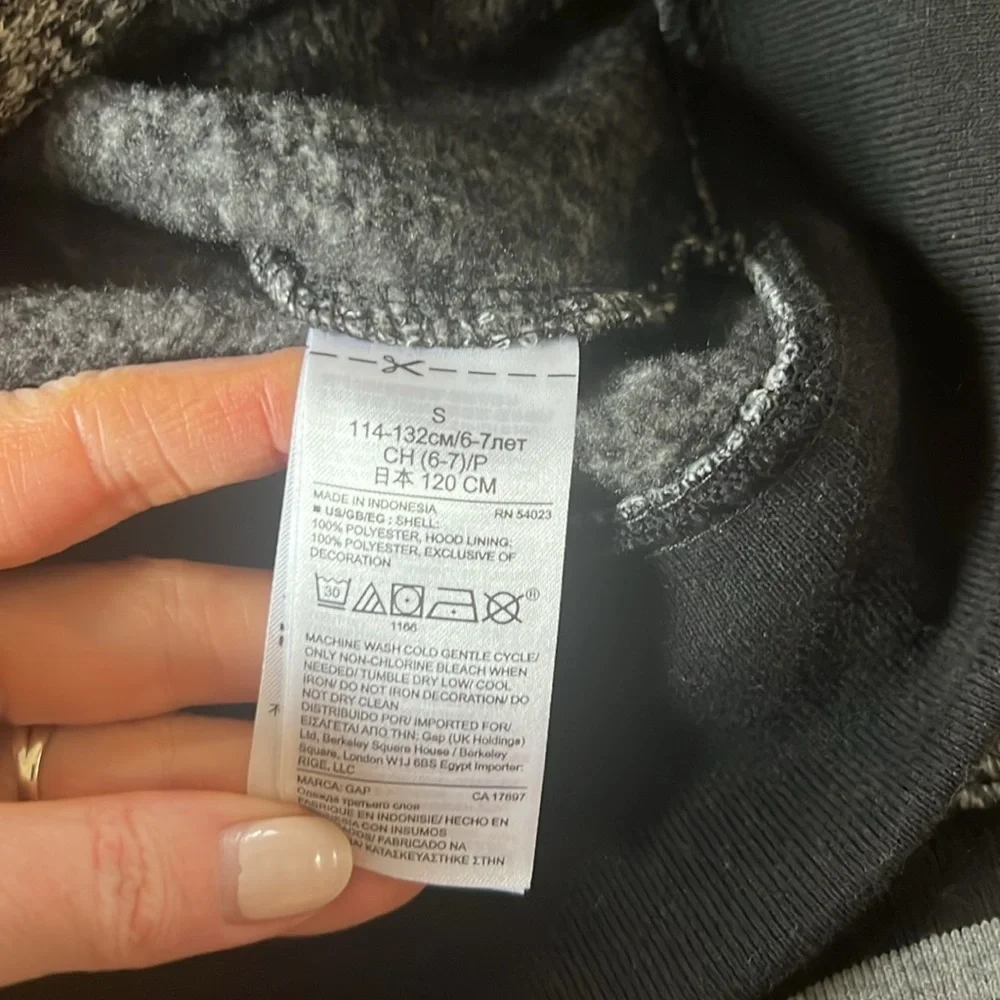 Gap Kids Fleece Sweatshirt Hoodie 6-7